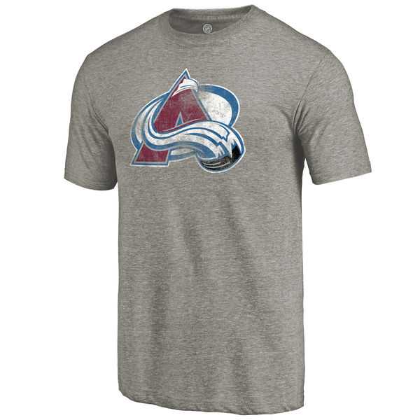 Men's Colorado Avalanche Distressed Team Logo Tri Blend T-Shirt Ash FengYun,We sell and wholesale Men's Colorado Avalanche Distressed Team Logo Tri Blend T-Shirt Ash FengYun on line form chian!